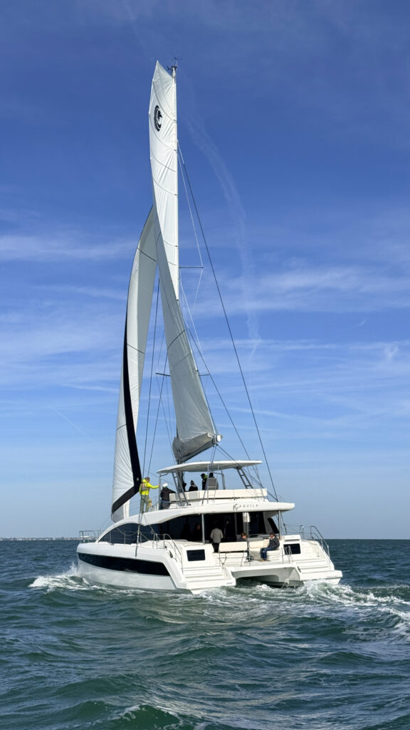 Aquila 50 sail under sail